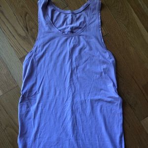 Lululemon lavender high low tank